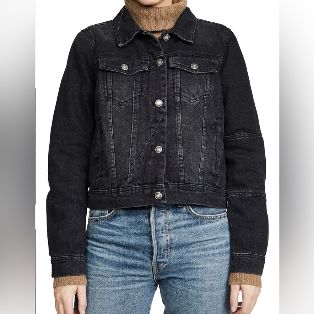 Free People Rumors Denim Jacket Size XL